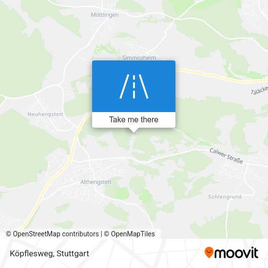 Карта Köpflesweg