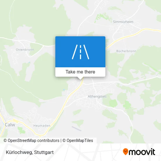 Карта Kürlochweg