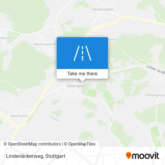 Карта Lindenäckerweg