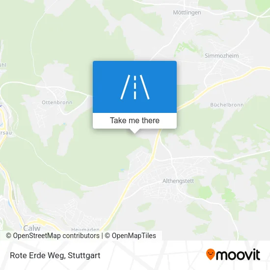 Карта Rote Erde Weg