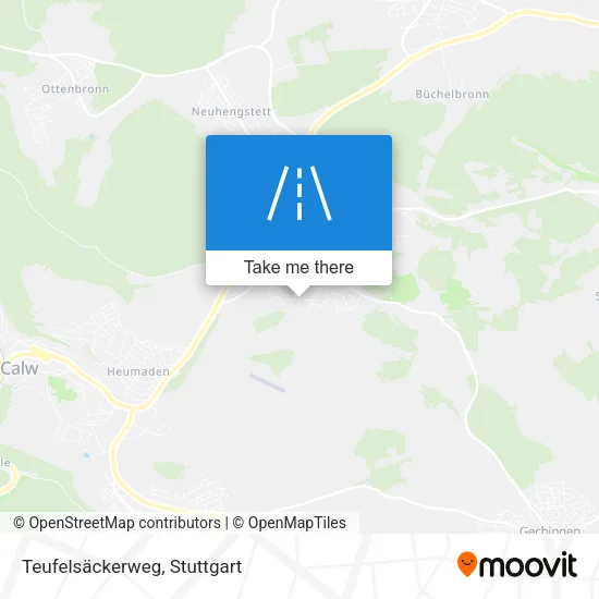 Карта Teufelsäckerweg