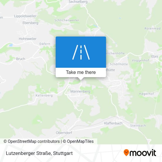 Lutzenberger Straße map