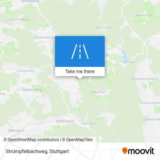Карта Strümpfelbachweg