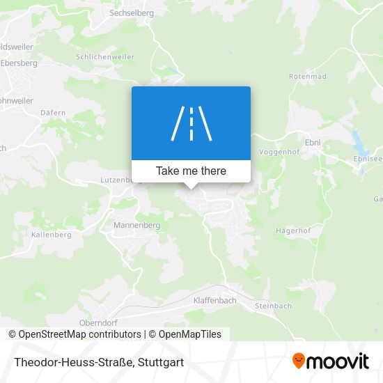 Theodor-Heuss-Straße map