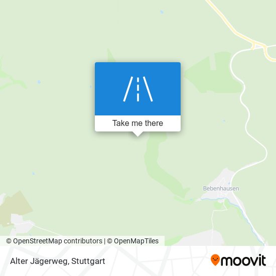 Карта Alter Jägerweg