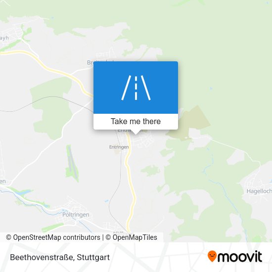 Beethovenstraße map