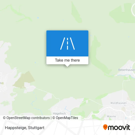 Карта Happsteige