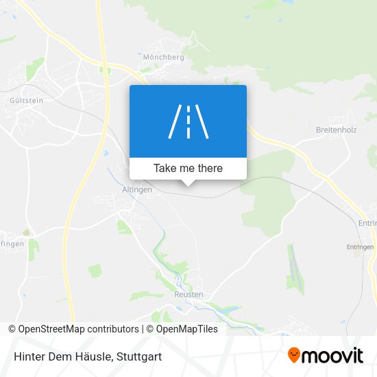 Hinter Dem Häusle map
