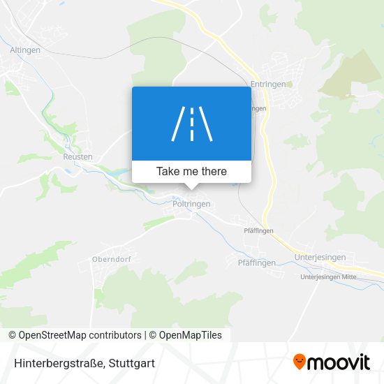 Карта Hinterbergstraße