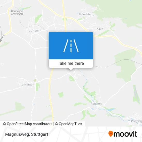 Magnusweg map