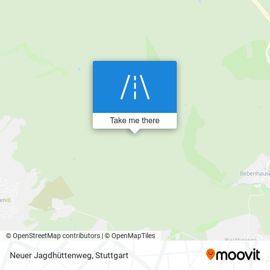 Neuer Jagdhüttenweg map
