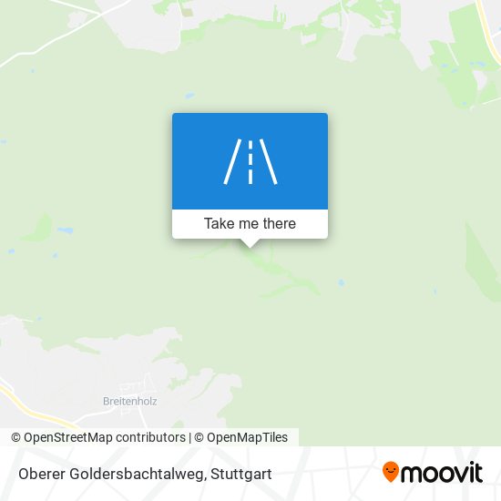 Oberer Goldersbachtalweg map