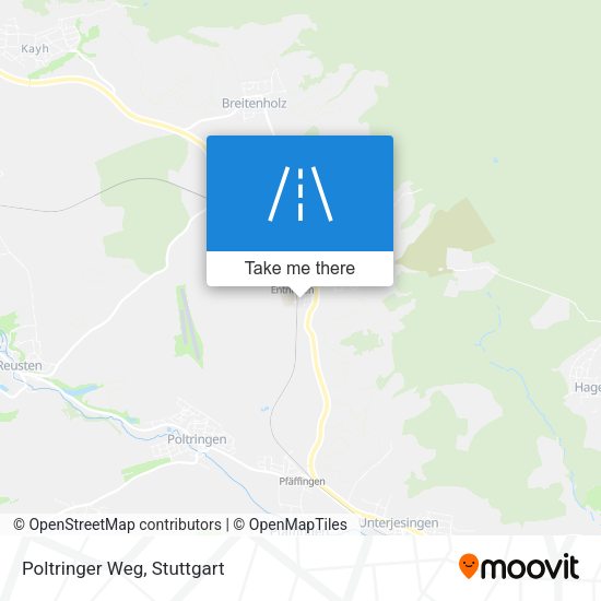 Карта Poltringer Weg