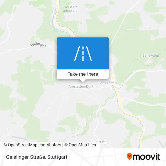 Карта Geislinger Straße