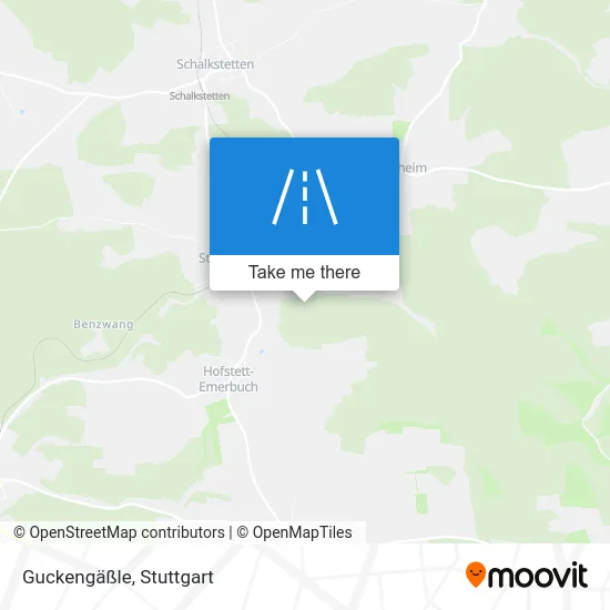 Карта Guckengäßle