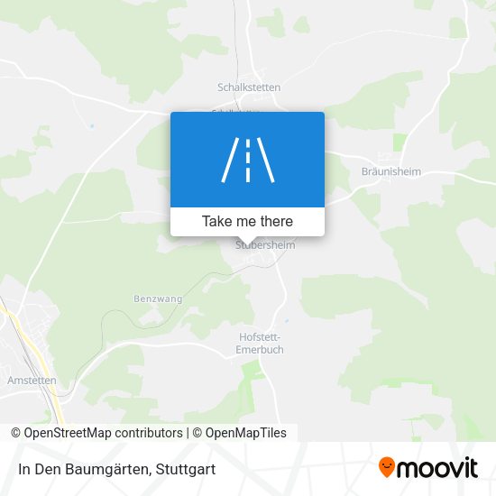In Den Baumgärten map