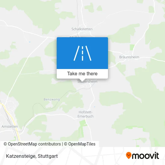 Карта Katzensteige