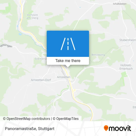 Карта Panoramastraße