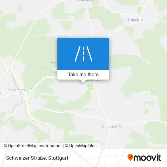 Карта Schweizer Straße