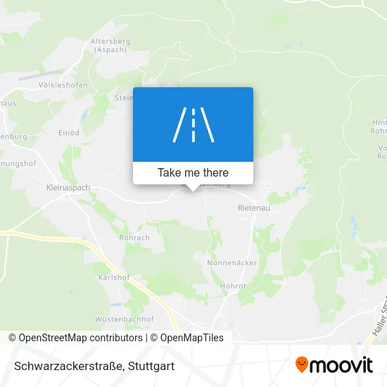 Карта Schwarzackerstraße