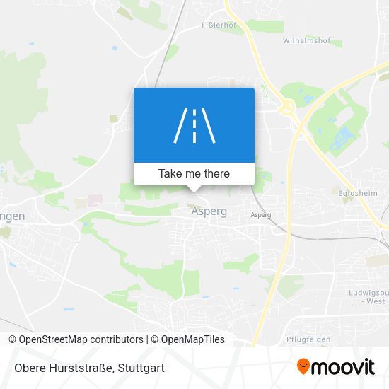 Obere Hurststraße map
