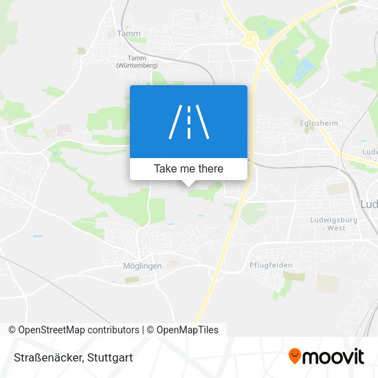 Straßenäcker map