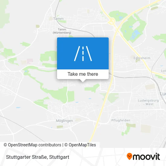 Карта Stuttgarter Straße