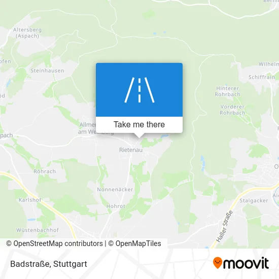 Карта Badstraße