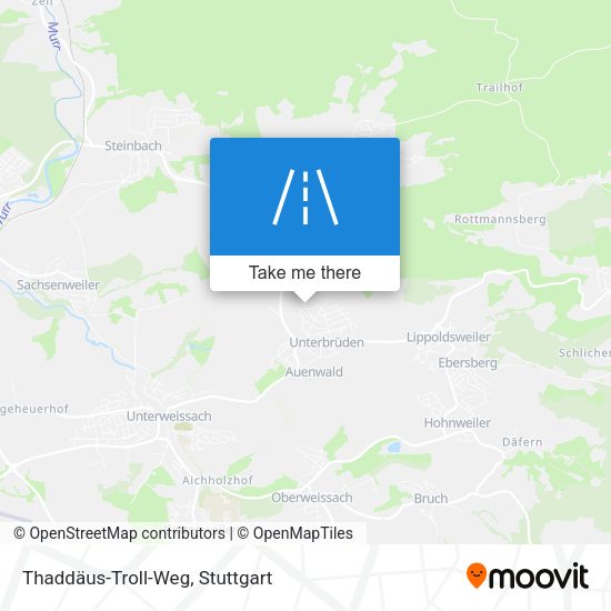 Thaddäus-Troll-Weg map