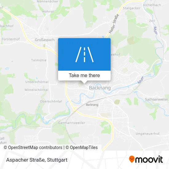 Карта Aspacher Straße