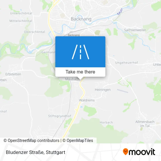 Карта Bludenzer Straße