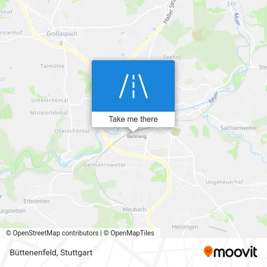 Карта Büttenenfeld