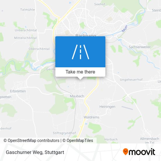 Карта Gaschurner Weg