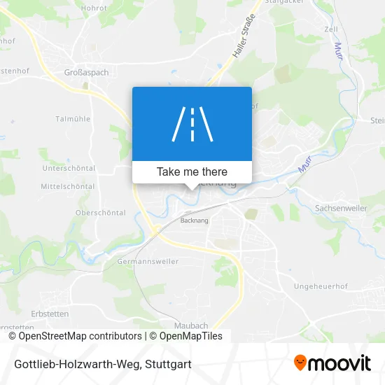 Карта Gottlieb-Holzwarth-Weg