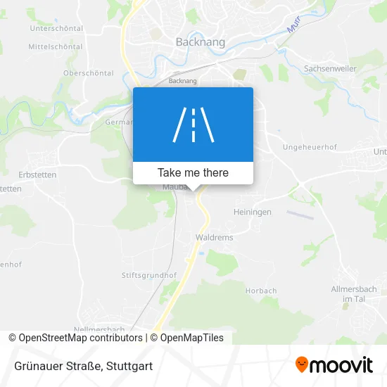 Grünauer Straße map