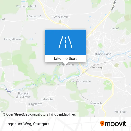 Карта Hagnauer Weg