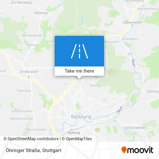 Карта Öhringer Straße