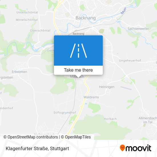 Klagenfurter Straße map