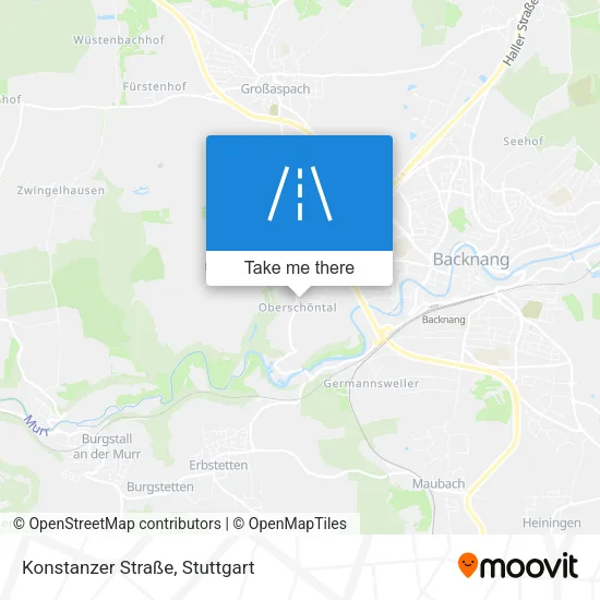 Карта Konstanzer Straße