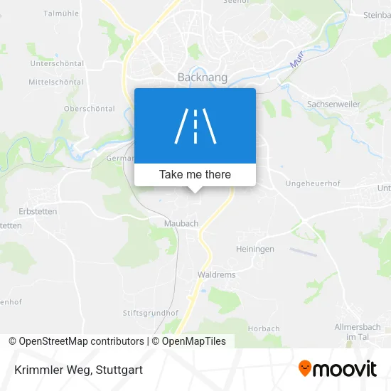 Карта Krimmler Weg
