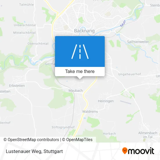 Lustenauer Weg map