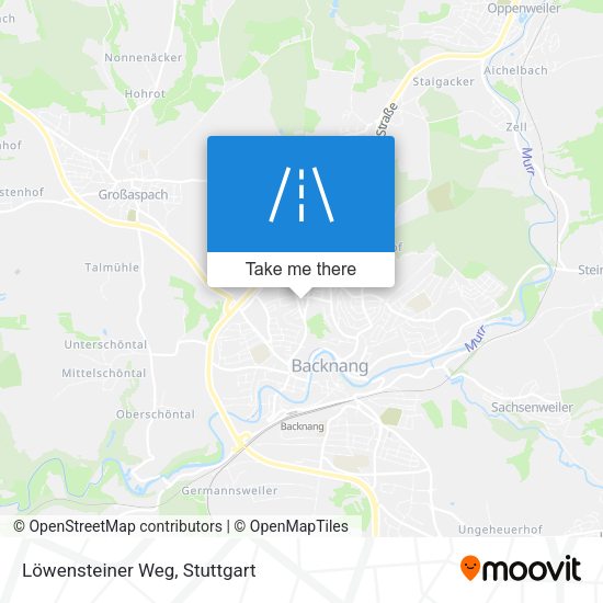 Löwensteiner Weg map