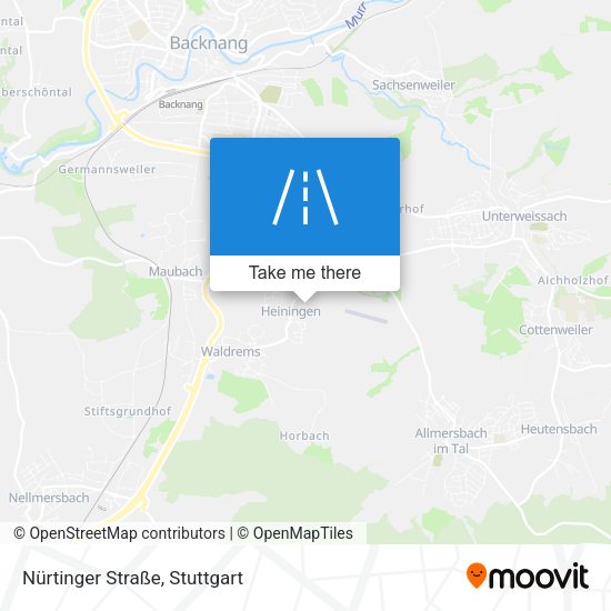 Nürtinger Straße map