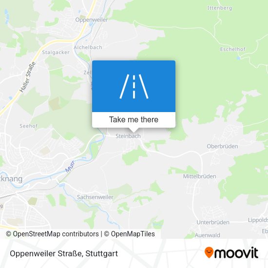 Oppenweiler Straße map