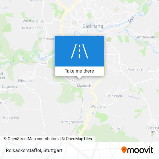 Reisäckerstaffel map