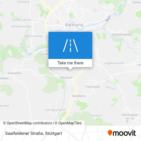 Saalfeldener Straße map