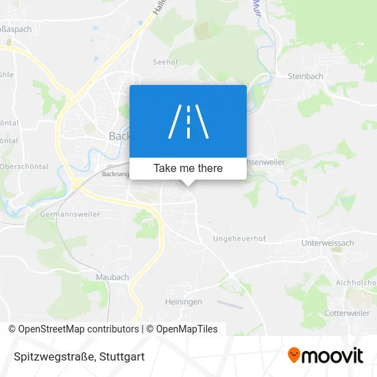 Карта Spitzwegstraße