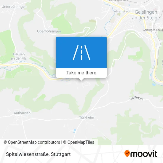 Карта Spitalwiesenstraße