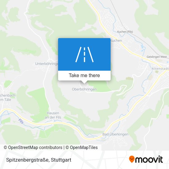 Spitzenbergstraße map
