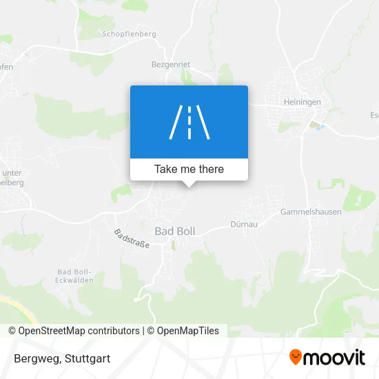 Карта Bergweg